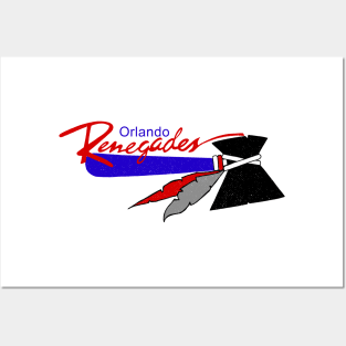Defunct Orlando Renegades USFL Football 1985 Posters and Art